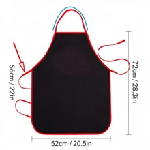 4 Pcs Christmas Elf Aprons, 52*72cm Unisex Kitchen Cooking Apron, Santa Elf Decor Apron, Xmas Thanksgiving Party Gift For Adult Chef Optional Specifications 1/4pcs - Multicolor - View 8
