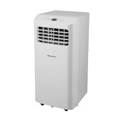 Hisense Portable Air Conditioner 5000-BTU DOE (115-Volt) White Vented, Refurbished
