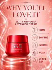 SK-II Big Red Jar Cream, Sample 15g/80g Full Size, Revitalizing Radiance, Reducing Fine Lines, Firming And Moisturizing Skin, Suitable For All Ages And Skin Types - SK2 Big Red Bottle Cream - View 7