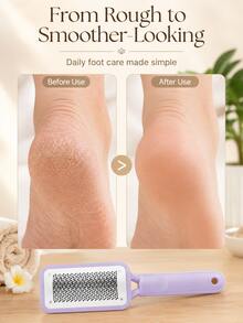 Foot Callus Remover, Foot Brush, Foot Care, Dead Skin Remover, Suitable For Wet And Dry Use, Scrapes Hard Skin, Cracked Skin And Dead Skin, Deep Exfoliation To Eliminate Roughness, Suitable For Foot Care And Spa, Christmas, Halloween - Multicolor - View 9