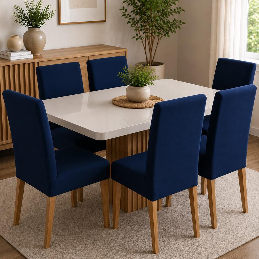 Chair Covers - MARINEBLAU - Übersicht 1