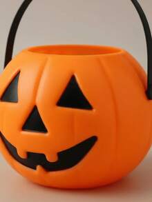 Halloween Pumpkin Bucket Candy Basket Halloween Decoration Halloween Party Favors - 籃子 - 16x13cm - 查看 6