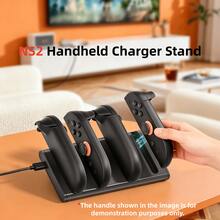 Iplay Compatible With Switch2 NS2 Joy-Con Controller 4-In-1 Charging Dock, 4 Controllers Simultaneous Charging, With Charging Indicator Light Storage Charging Stand - View 4