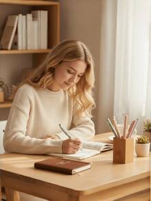 6Pcs Retractable Ballpoint Pen,Neutral Pen Set,0.5mm Fine Point Quick Dry Smooth Writing Pastel Ink Pens, Aesthetic Cute Journaling Note Taking School Office Stationery Supplies For Adult,Essential For Starting School And Office,Best Gift For Friend. - Ballpoint Pen - View 2