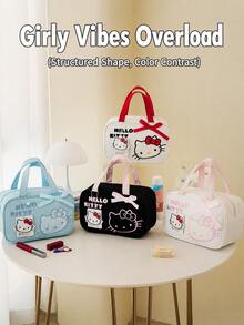 1個 Sanrio Hello Kitty KT 大容量化妝包，女性便攜旅行盥洗包，卡通手提收納整理袋 - 查看 12