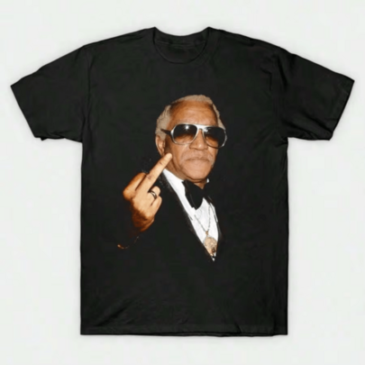 FUNNY REDD FOXX 90S-Shirt, Redd Foxx-Shirt, Cotton Graphic Tees, Black Shirt Men Street Daily Wear