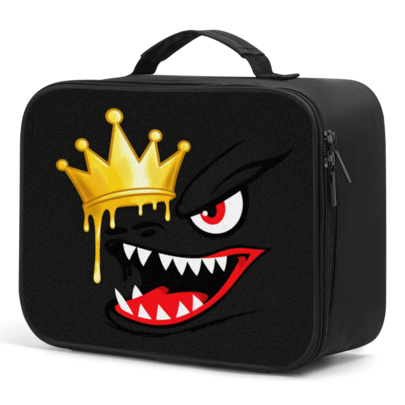 Shark Element Print Themed Lunch Bag, Insulated Soft Lunch Bag, Back To School Lunch Bag, Lunch Box, Non-Food Contact, Reusable Insulated Portable Lunch Box, Unisex, Leak-Proof Cold Storage Bag