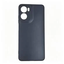 Matte Black Fingerprint-Free Phone Case For Moto Series Anti-Slip Grease Resistant Flexible TPU Shell With Raised Camera & Screen Edge Shock Absorbing Precise Cutouts Full Body Protection - Black - View 2