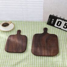 2pcs/1pc Rosewood Handled Cutting Board, Bread Board, Fruit Board - Brown - View 10