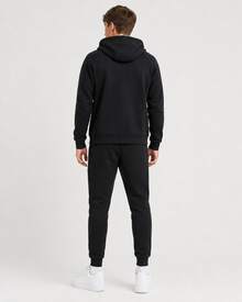 Pantalones deportivos de punto Nike de cintura media con cordones y puños, para hombre, color negro - Negro - Ver 8