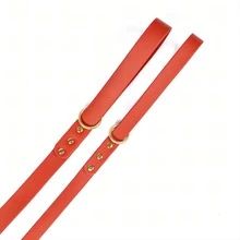 KEEPLIVE Waterproof PVC Dog Leash, Durable Stain-Resistant Pet Walking Rope, With Gold Hardware, 5 Feet Long, Suitable For Puppy Training, Daily Walks, Park, Hiking, Outdoor - Multicolor - View 4