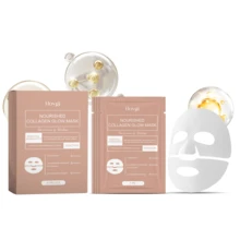 EELHOE 16pcs Bio Collagen Face Masks With Hyaluronic Acid And Collagen Overnight Micro Hydrogel Masks - Firming & Moisturizing Alcohol-Free Skincare For All Skin Types, Korean Skincare Essentials, Jelly Modeling Mask For Glowing Skin, DIY Home Spa Care - Bio Collagen Face Masks - 查看 19