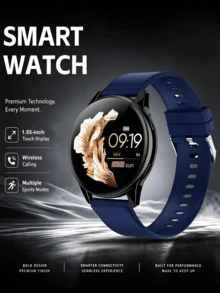 QAGSFLC Fashionable Sports Smart Watch, Women's Watch, Wireless Calling, Calorie, Step Counter, Stopwatch, Sports Mode, Customizable Watch Face, Remote Camera Control, Music Control, USB Charging, Multi-Function Men's Watch - Multicolor - View 3