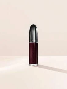 Mac Retro Matte Liquid Lip Colour High Drama 5ml – Liquid Lipstick, Long-Wearing, For Women, Deep Plum, Suitable For Evening Parties - High Drama - View 1