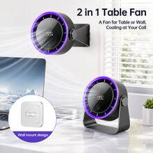 USB Rechargeable Desktop Fan, Portable Mini Desktop Fan, Six Adjustable Wind Speeds, Compact And Quiet, Suitable For Bedrooms And Office Desks. - Desktop Fan - View 8