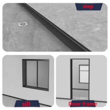 3pcs 19.68x0.78in Self-Adhesive Aluminum Alloy Wall Corner Guard Decorative Strip, Metal Decorative Edge Protection Strip, Suitable For Tile Walls, Door Frames, Cabinets And Baseboards - 50 cm - View 10
