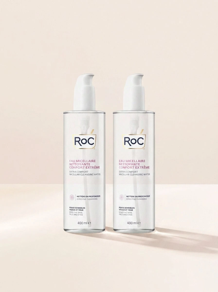 ROC [مجموعة] ماء التنظيف الميسيلار فائق الراحة 400 مل * 2 - شفاف - مشاهدة 1