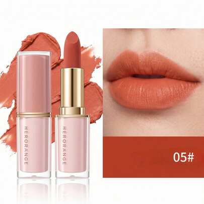 Matte Velvet Lipstick, Long-Lasting Waterproof Sweat-Resistant, Transfer-Proof & Fade-Resistant With Intense Pigment. Luxurious Lip Makeup Friendly To Beginners And Students, Suitable For Daily, Cosplay, Stage Looks And Holiday Gifts.
