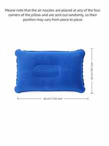 Inflatable Lace Neck Pillow, Portable Travel Neck Pillow + Neck Support Nap Pillow, Compact Lightweight Foldable Travel Pillow - Multicolor - View 19