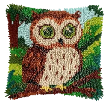 Juego de ganchillos de crochet, kit de material hecho a mano DIY para adultos y principiantes, búho y perezoso, el juego incluye tela impresa con malla, hilo de colores, ganchillo de crochet dedicado, el producto terminado puede decorar el sofá, el dormitorio, la sala de estar, el patio, la oficina, crear ambiente - C-Traje multicolor - Ver 6