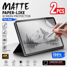 2 Packs PET Paper Feel Screen Protector, Anti Scratch Anti Glare Anti Fingerprint Matte Film, Easy Install High Sensitivity For Drawing Writing Office, Fit All Models Birthday Gift Tablet Accessory - Clear - View 2
