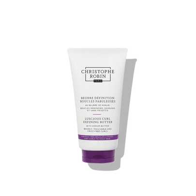 Christophe Robin Luscious Curl Defining Butter 150ml - Burro di definizione dei ricci, Controllo dell'effetto crespo