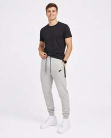 Pantalones deportivos Nike Tech con cordones, térmicos y versátiles para hombre, gris oscuro - Gris - Ver 7