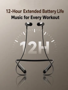 ASUS TWS-L190 Wireless Neckband In-Ear Bluetooth Earbuds HiFi Large Dynamic Driver Stereo Surround Sound Ultra Long Battery Life AI HD Call Noise Reduction Bluetooth 6.0 Low Latency Gaming Sports Running Comfortable Long-Wear Compatible With Apple Android All Series Smartphones - View 8