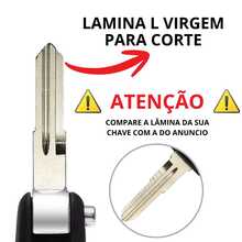 Chave Automotiva Completa Compatível com Chevrolet Vectra - A - Visão 3