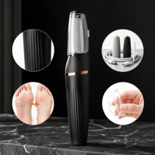 USB充電式電動腳部繭皮去除器，2段速，附LED燈與替換滾輪，耐用便攜腳部磨腳器，適用於死皮、乾燥/龜裂硬皮與繭皮，居家與旅行理想之選，適合男女的萬聖節/聖誕節禮物，自我呵護禮品 - 彩色 - 查看 17