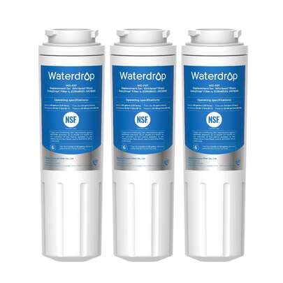 Waterdrop EDR4RXD1 Replacement For EveryDrop® Filter 4, Whirlpool® UKF8001, 4396395, Maytag® UKF8001AXX-200, UKF8001AXX-750, WD-F07, Refrigerator Water Filter, 3 Filters (Package May Vary)
