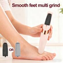 6pcs Electric Foot File Replacement Heads, Dual Grit Callus Removal Refill (Coarse & Fine), Suitable For Dead Skin, Universal Foot Care Tool, Make Feet Smooth - 6pcs - View 5