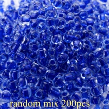200Pcs 4mm Transparent Color Core Glass Seed Beads, Irregular Round Mini Loose Beads For DIY Bracelet, Earring, Handmade Jewelry Making - Seed Beads - View 17