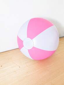 1 pieza Pelota de playa inflable multifuncional, gran juguete para exteriores apto para fiestas en la piscina, juegos acuáticos, deportes de playa, decoración de centros comerciales, material de PVC duradero, fácil de inflar y portátil, excelente para regalos de Halloween, Navidad y Pascua - Multicolor - Ver 2