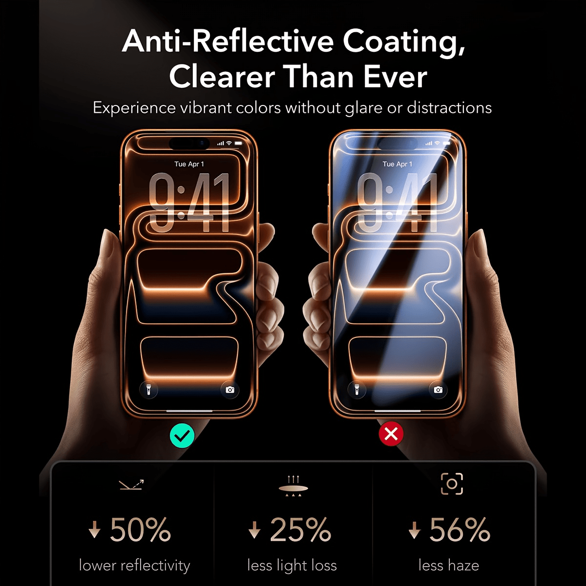 9D Full Coverage Tempered Glass Screen Protector - Compatible With IPhone 17 Pro Max, 16 Pro Max, 16e, 15, 14 Plus, 13, 12, 11 Pro Max, X, XS MAX, XR | High Definition Transparent, Scratch Resistant, Bubble-Free Installation, Compatible With Phone Cases, High Quality Glass Protection, Smooth Surface, Anti-Glare, Premium Accessory - Clear - View 4
