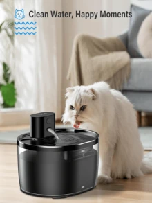 6/24pcs Cat Water Fountain Filter Replacement Cartridges, Compatible With WF060 WF050 Models, Automatic Pet Water Bowl Filter - 1L - View 7