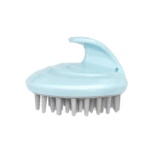 1pc Soft Silicone Shampoo Brush, Dry & Wet Use Scalp Massage Brush, Deep Cleaning Exfoliating Stress Relief, Handheld Shower Brush, Suitable For Home Bathing, SPA, Travel, Unisex For Adults, Students And Children - Multicolor - View 9