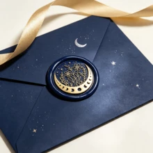 1pc Detachable Round Brass Wax Seal Stamp Head, No Handle, Suitable For Decoration, Greeting Cards, Envelopes, Wine Bottle Seals, Notebooks, Perfume Bottles - Single Piece - View 6
