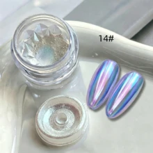 0.3g/片 美甲月光珍珠粉 天空鏡月光粉 仙女極光粉 冰透魔鏡偏光粉「天空之境系列」 - 彩色 - 查看 18