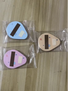 3pcs Hydrophilic Polyurethane Teardrop-Shaped Velvet Makeup Sponge Set, Soft Absorbent Makeup Sponge For Foundation, Concealer, Blending, Portable Travel Beauty Gift For Women (Differences May Exist Between Different Batches) - Multicolor - View 6