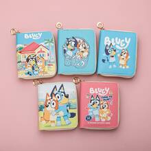 Hasbro 1個 Bluey Family 卡通印花數位收納包，耳機配件收納袋、零錢包、卡夾，多功能收納，主題派對裝飾、行李配件、派對小禮、派對服裝配件、生日活動獎品、派對拍照道具 - 彩色 - 查看 5