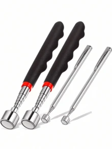1 buah Alat Pengambil Teleskopik Magnetik Logam, Batang Pengambil Magnetik Non-Listrik, Cocok untuk Bidang Otomotif dan Konstruksi, Terbuat dari Bahan Besi, Sangat Cocok untuk Area yang Sulit Dijangkau, Dilengkapi dengan Set Alat - beraneka warna - View 1