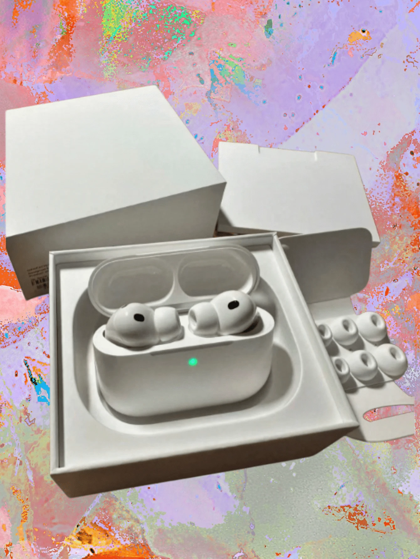 AirPro 2 Bluetooth 5.4 Wireless Earbuds, ENC Noise Reduction Mic, HiFi Stereo Sound, Low Latency Gaming And Video Audio, 48H Playtime, USB-C Fast Charging, LED Display Charging Case, Lightweight Earphones For Gym, Running, School And Daily Commute