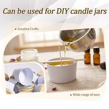 HIZTGHC 10pcs With Lids Candle Iron Cans, Smooth White Iron Candle Containers, Suitable For DIY Candle Gifts, Ideal Containers For Making Customized Souvenirs For Weddings, Bridal Showers And Birthday Parties - Cupcake Liner - View 11