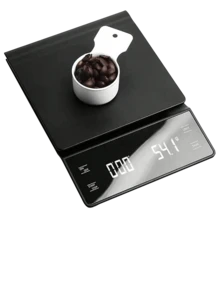 (Hot Selling) 1 Black High-Precision Multifunctional Coffee Scale, 3kg Capacity, High-Precision Kitchen Scale, With Timer And Back Panel LED Display, Practical Tool, Kitchenware, For Precise Weighing Of Food Ingredients (Excluding 3 AAA Batteries) - Black - View 13