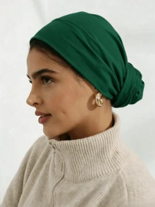 2pcs/1pc Women's Basic Solid Color Headscarf, Multi-Functional Elastic Headband, Modal Fabric, Comfortable And Soft, Suitable For Daily Wear, Sports And Yoga Activities - Multicolor - View 9