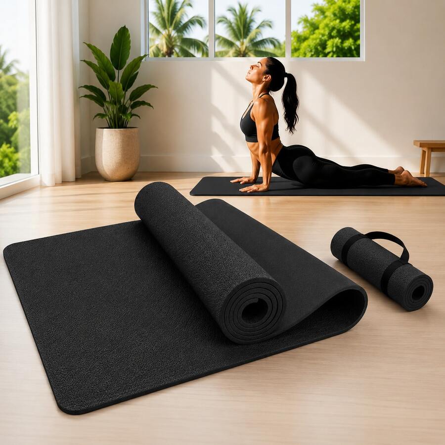CARDIO BEAT Yoga Mat For Exercise, Non-Slip Mat Or Mat