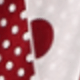 Burgundy Polka Dot
