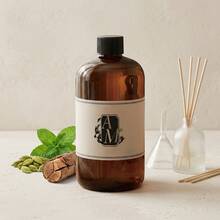 500ml Huile Essentielle d'Aromathérapie, Liquide de Recharge pour Diffuseur sans Flamme, Convient aux Diffuseurs à Bâtonnets, Diffuseurs sans Flamme (Concentration de 30%, la plupart des produits sur le marché sont de 4%-6%), Huile Essentielle d'Aromathérapie sans Flamme de Qualité Hôtelière Premium pour Diffuseur à Bâtonnets - Taille Unique - Voir 4