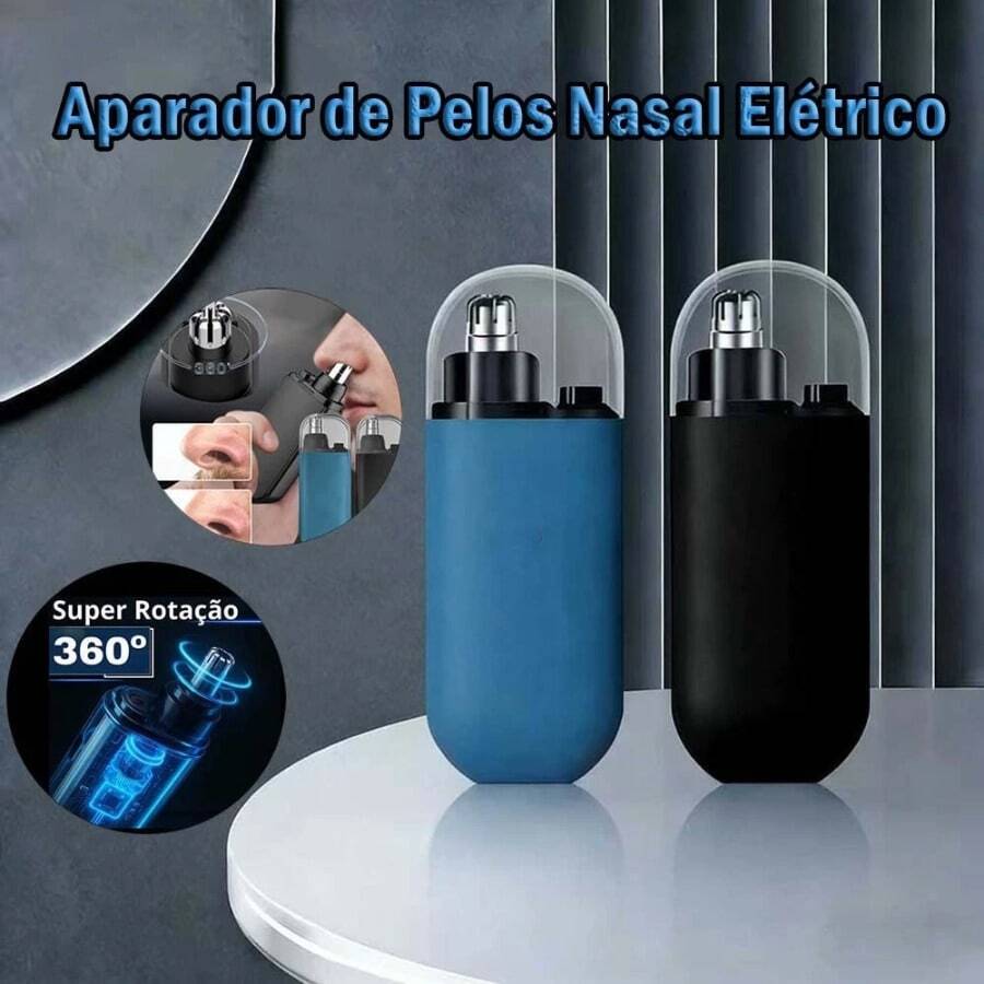 Nose, Ear, And Face Hair Trimmer/Epilator - Portable, Rechargeable Electric - ALEATORIO - Ver 1